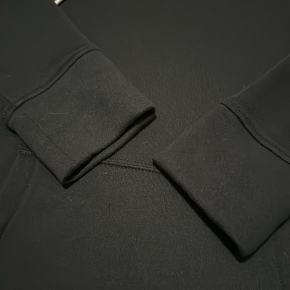 Like New-Worn 1X-RL Polo-Hooded Sweatshirt-XS-Black-Side Zippers-Longer Length - Picture 15 of 16